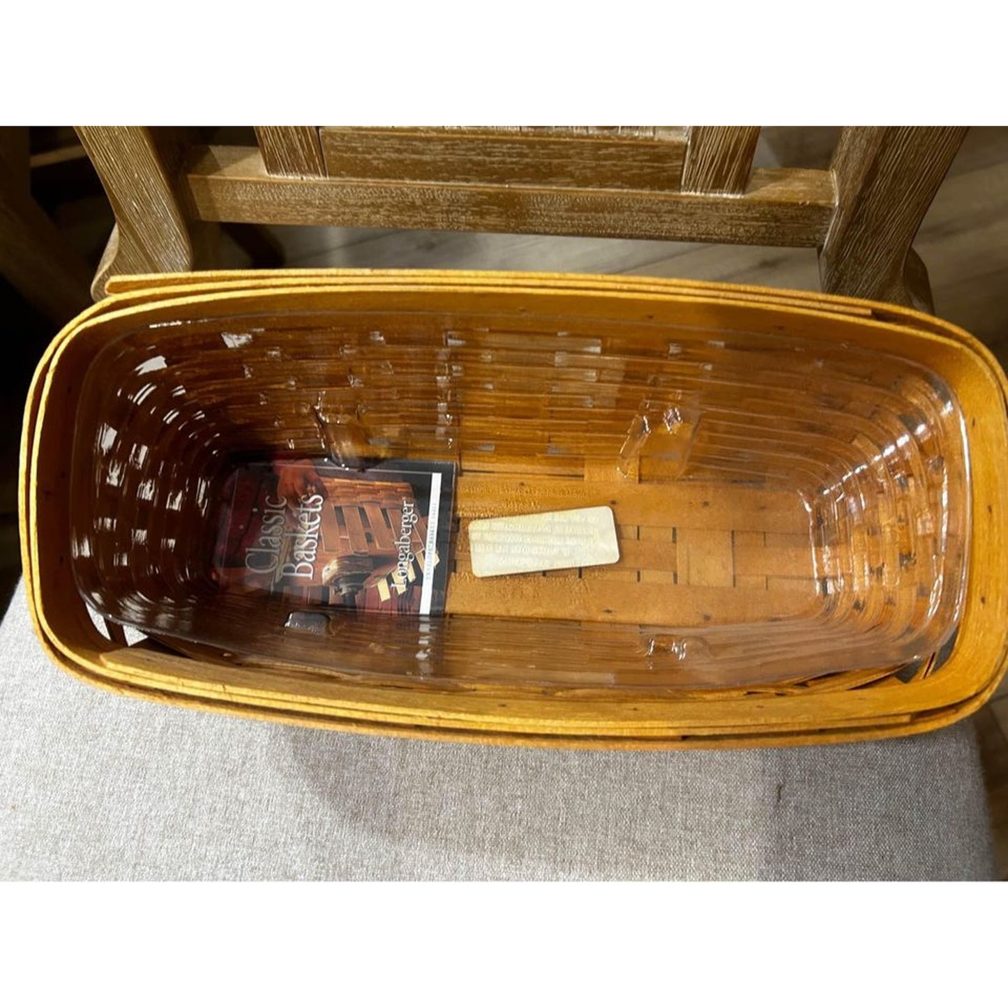 Longaberger Envelope Basket & protector