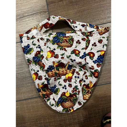 LONGABERGER FOYER BASKET LINER - Fruits & Baskets fabric NEW