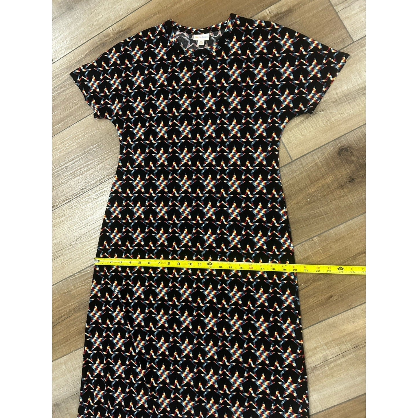 LuLaRoe Maria Maxi Dress Americana Flag Stars 4th of July Patriotic XS NWOT