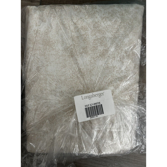 LONGABERGER Basket 5 yards fabric SANDSTONE OFF WHITE bulk NEW Rare