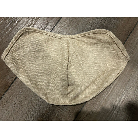 Longaberger 9" Woven Bowl Basket Liner Oatmeal beige fabric