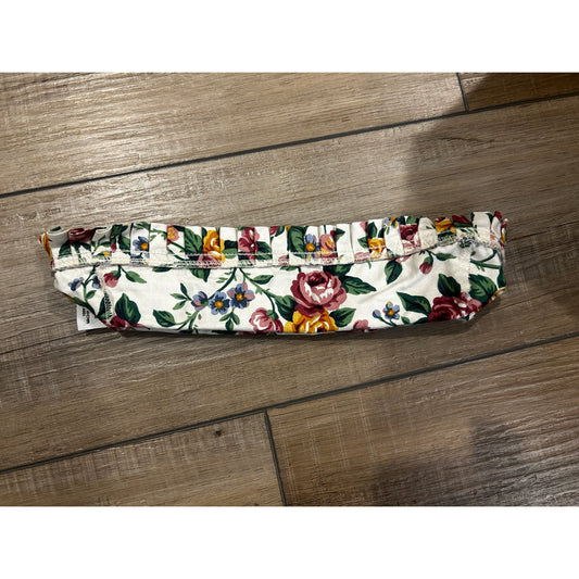 Longaberger CRACKER Basket Liner Garden Splendor Roses floral