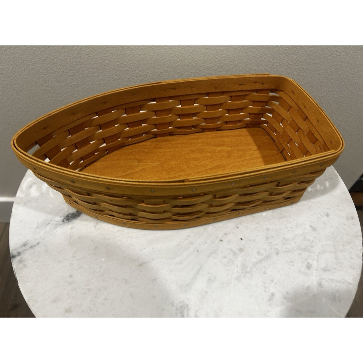 Longaberger 2002 Row Your Boat Basket Ship Storage