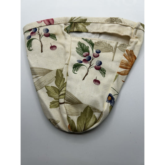 Longaberger Extra Small Foyer Hanging basket liner ~ Botanical fields floral