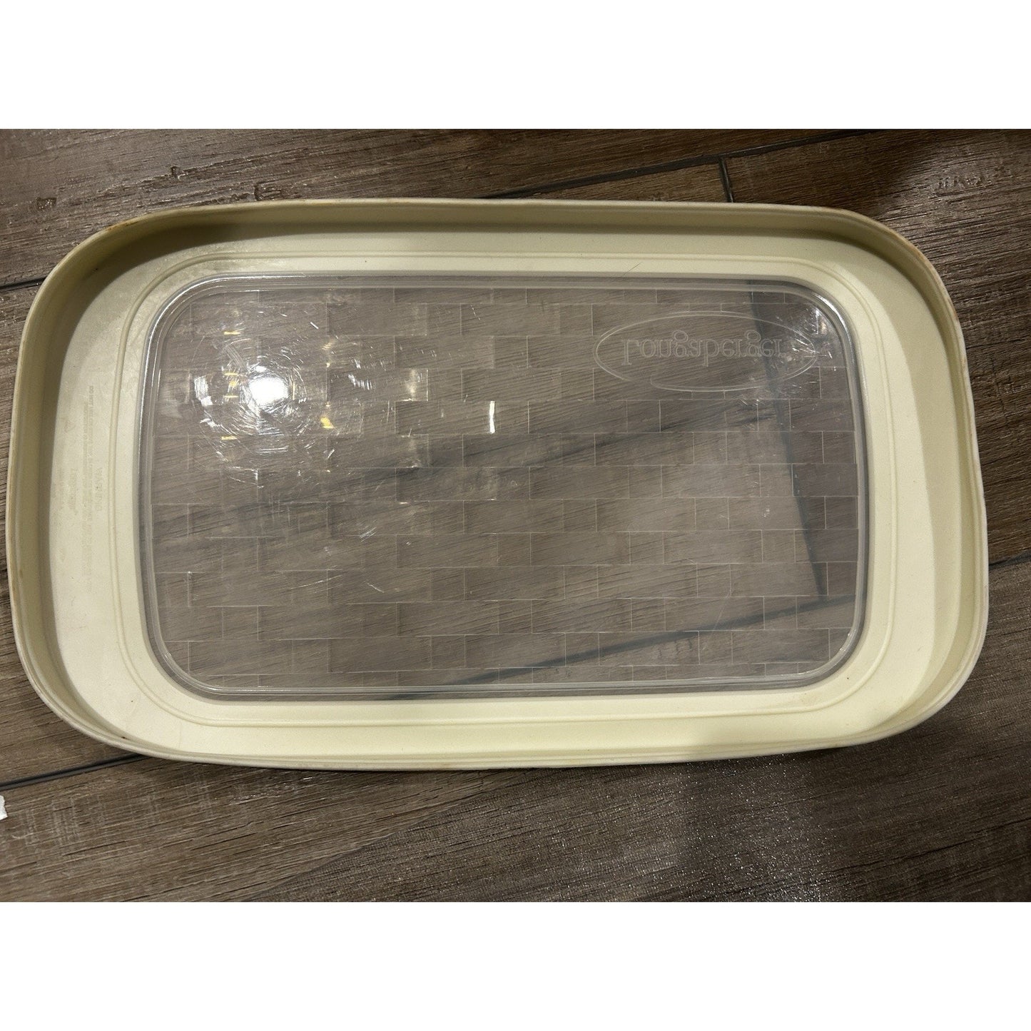 Longaberger Baskets Woven Silicone Lid Cover for 7x11 Pottery Baking Dish HTF