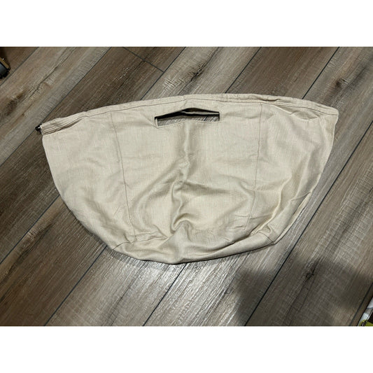 Longaberger Work Around Pot of Gold Basket Liner OATMEAL BEIGE TAN Fabric solid