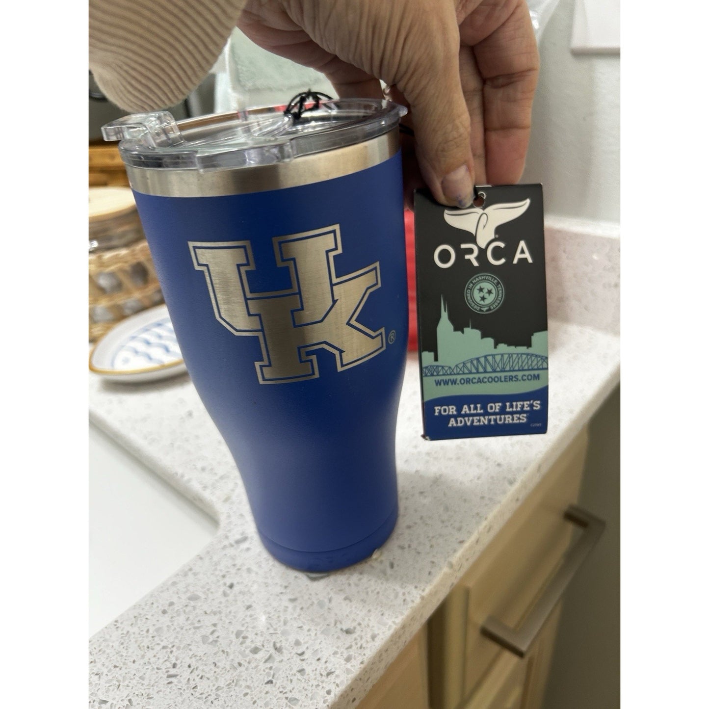 UK Wildcats ORCA Chaser 27oz Stainless Steel Tumbler Blue