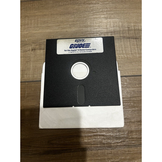 G.I. Joe Real American Hero 5.25" Floppy Apple 2 II Epyx Software Game 2 sides