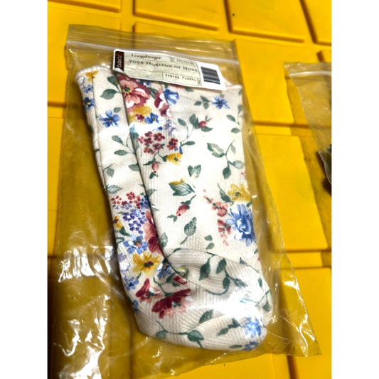 Longaberger 2004 HORIZON OF HOPE  Basket Liner SPRING FLORAL  Fabric NEW