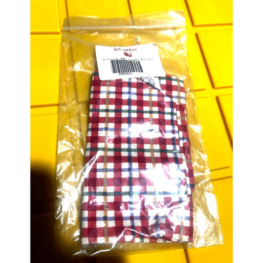 Longaberger Picnic pal Basket Liner Cherry plaid Fabric NEW