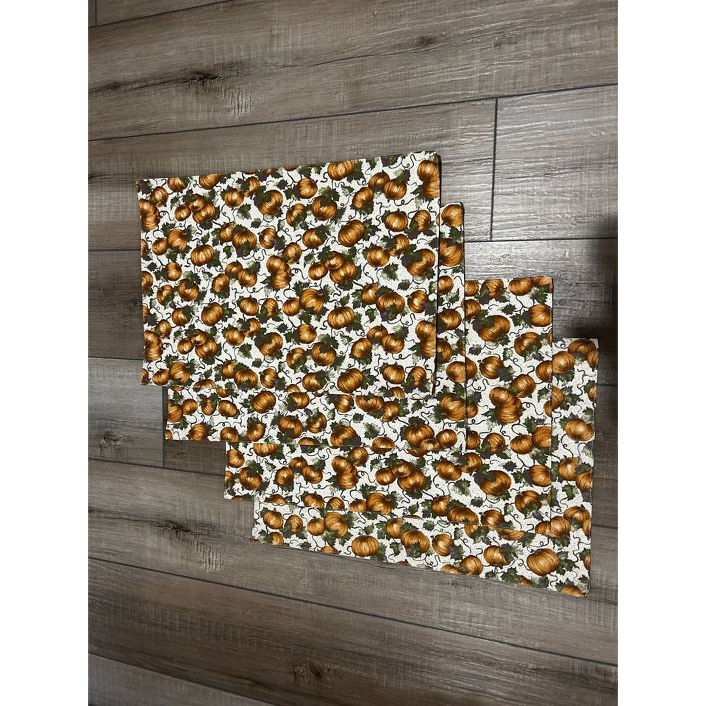 4 Longaberger Pumpkin patch Placemats Fall