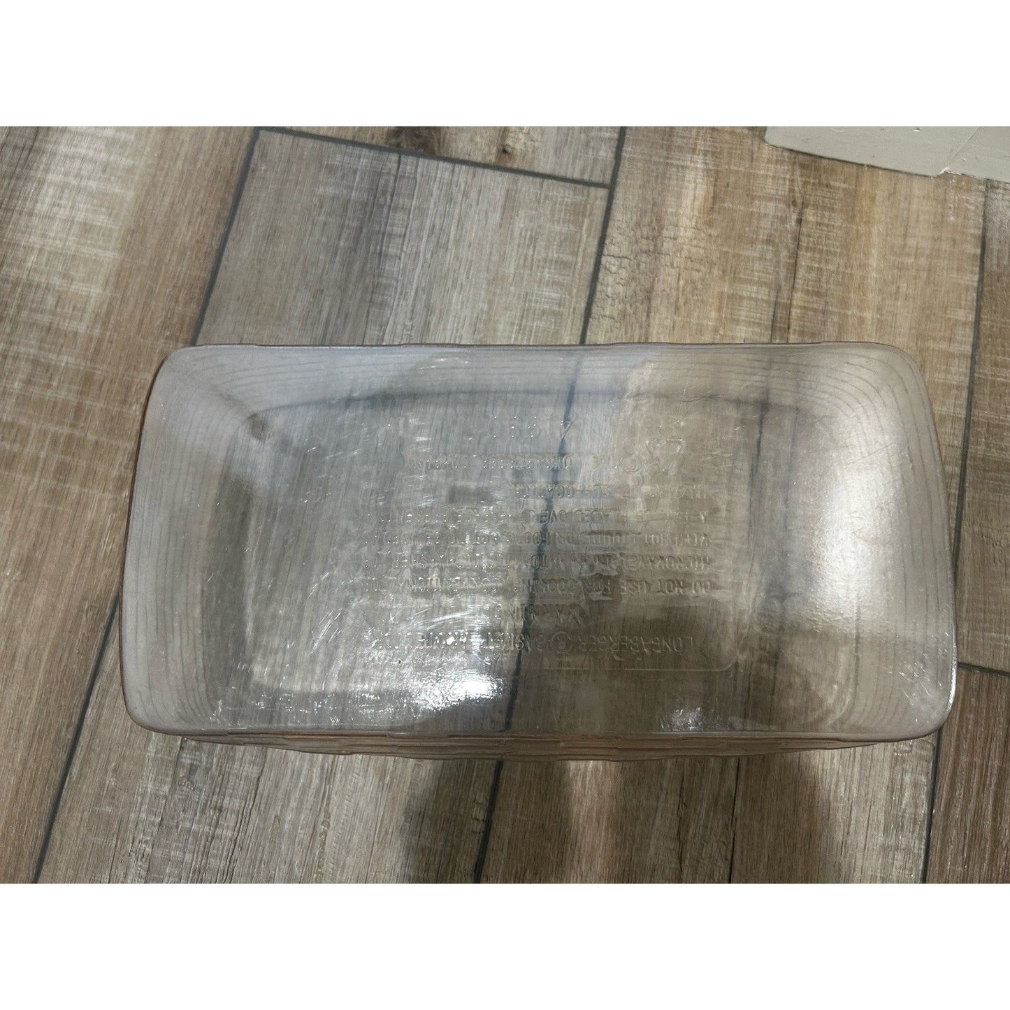 Longaberger Long Tissue Basket Protector plastic liner