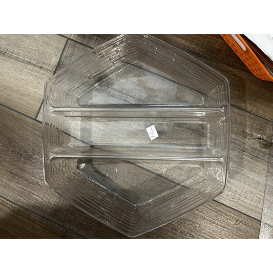 Longaberger 14" Generations Basket 3 Way Divided Protector Plastic liner