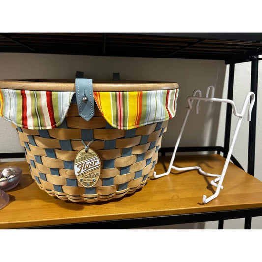 Longaberger Bicycle Basket Bike & rack