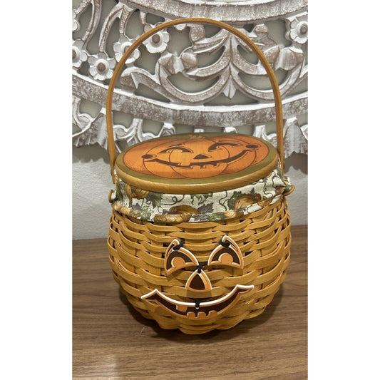 Longaberger Pumpkin Patch basket Combo Fall Autumn Halloween Jack O Lantern