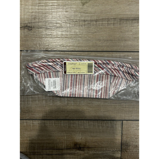 Longaberger Medium Berry Basket Liner Market Stripe Fabric Liner NEW