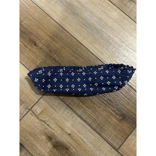 Longaberger Cracker Basket Liner Classic Blue fabric