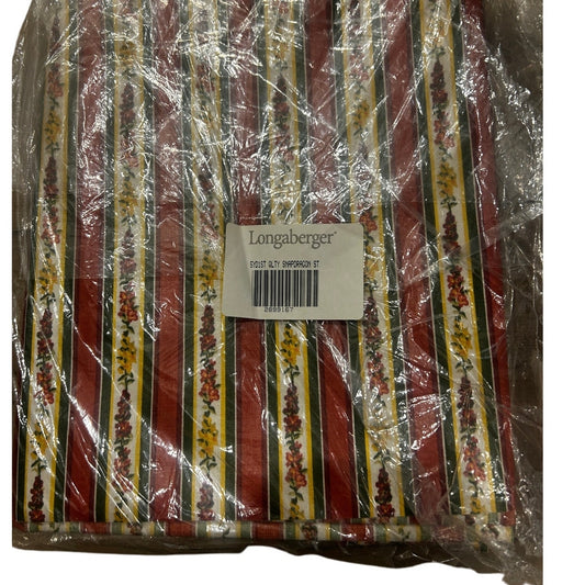 LONGABERGER Basket 5 yards bulk fabric SNAPDRADON MAY SERIES floral NEW