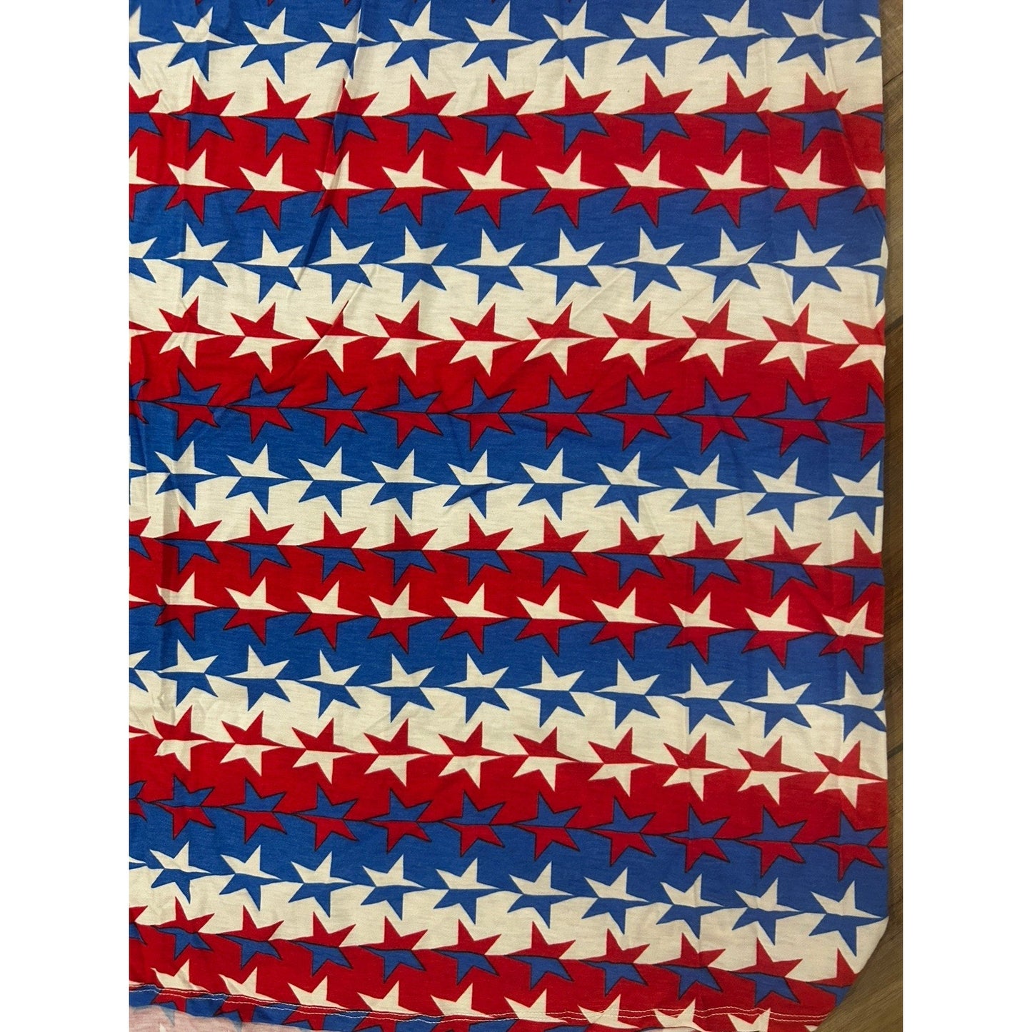 LuLaRoe Maria Dress XS Maxi Red White Blue Stars NEW Patriotic Starsky & Hutch