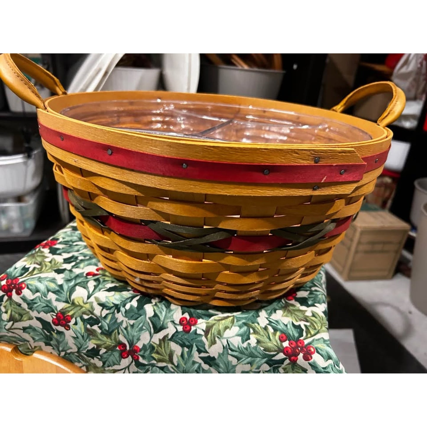 Longaberger Pinecone Basket Christmas Holiday Hostess