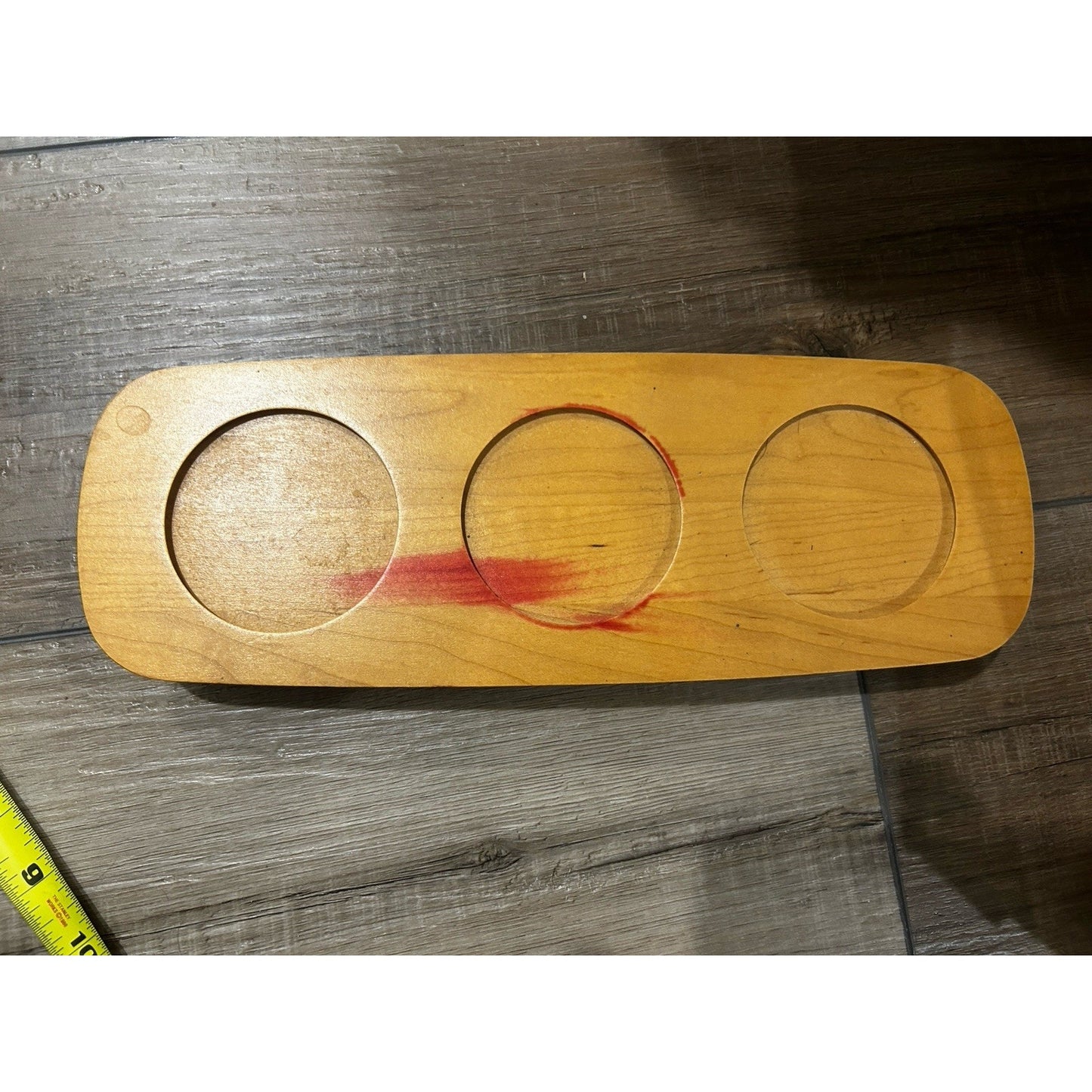 Longaberger Wooden Riser Small Flower Pots Plants Woodcrafts Or Candle Holder