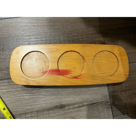 Longaberger Wooden Riser Small Flower Pots Plants Woodcrafts Or Candle Holder