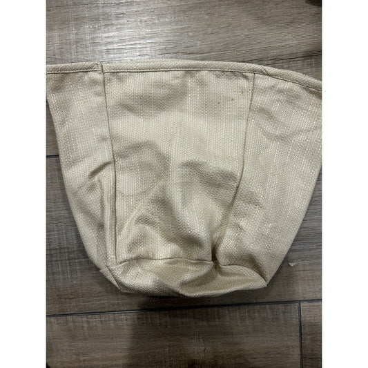 Longaberger L CANISTER Extra Large Basket Liner Oatmeal tan fabric