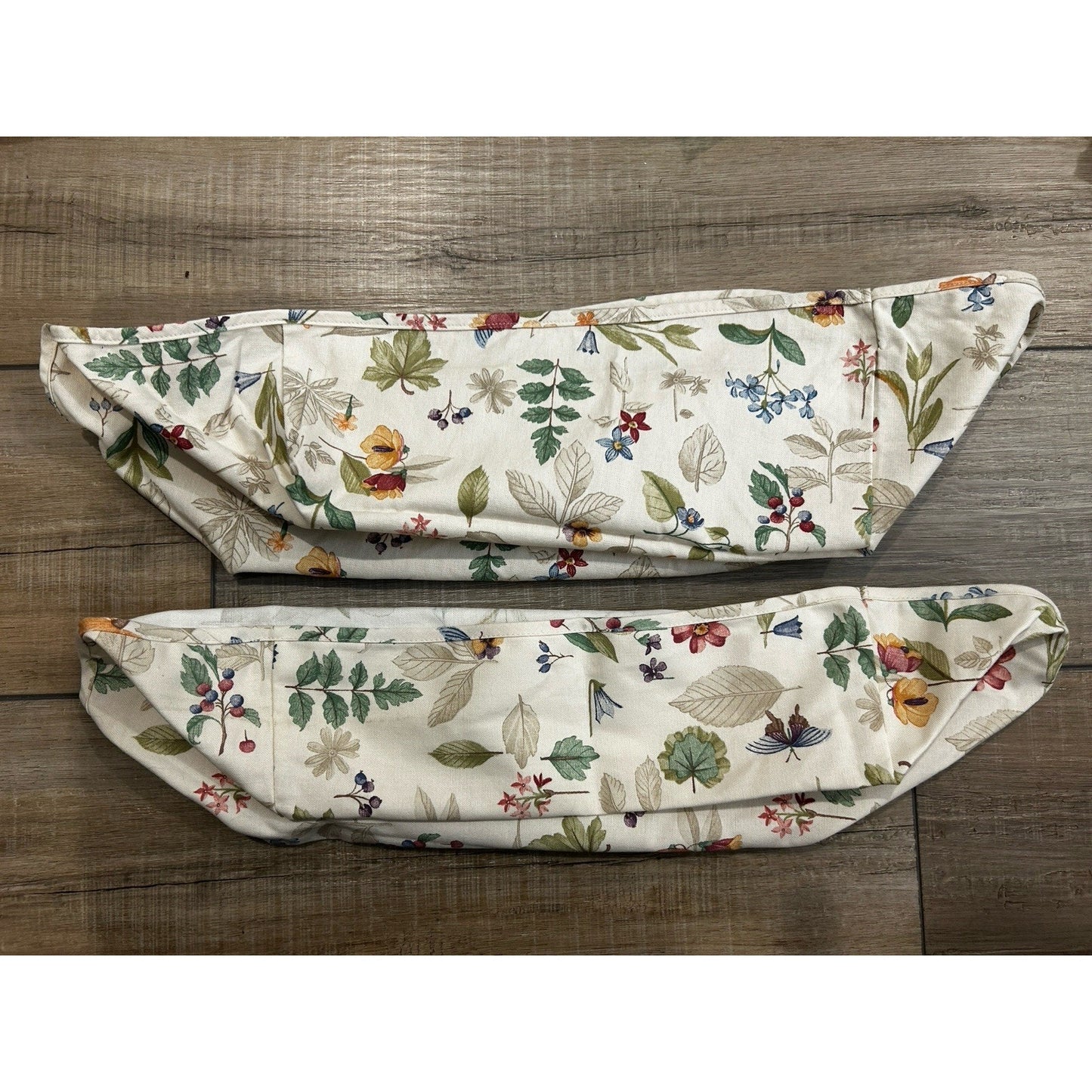 Longaberger Paper Tray & Tapered Paper Tray Basket Liners Botanical Fields RARE