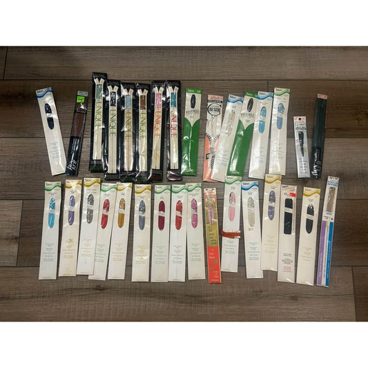 32 Vintage Zippers by UNIQUE , Talon , JP Coats, Flex knit, clarks, conmar NEW in original pkg