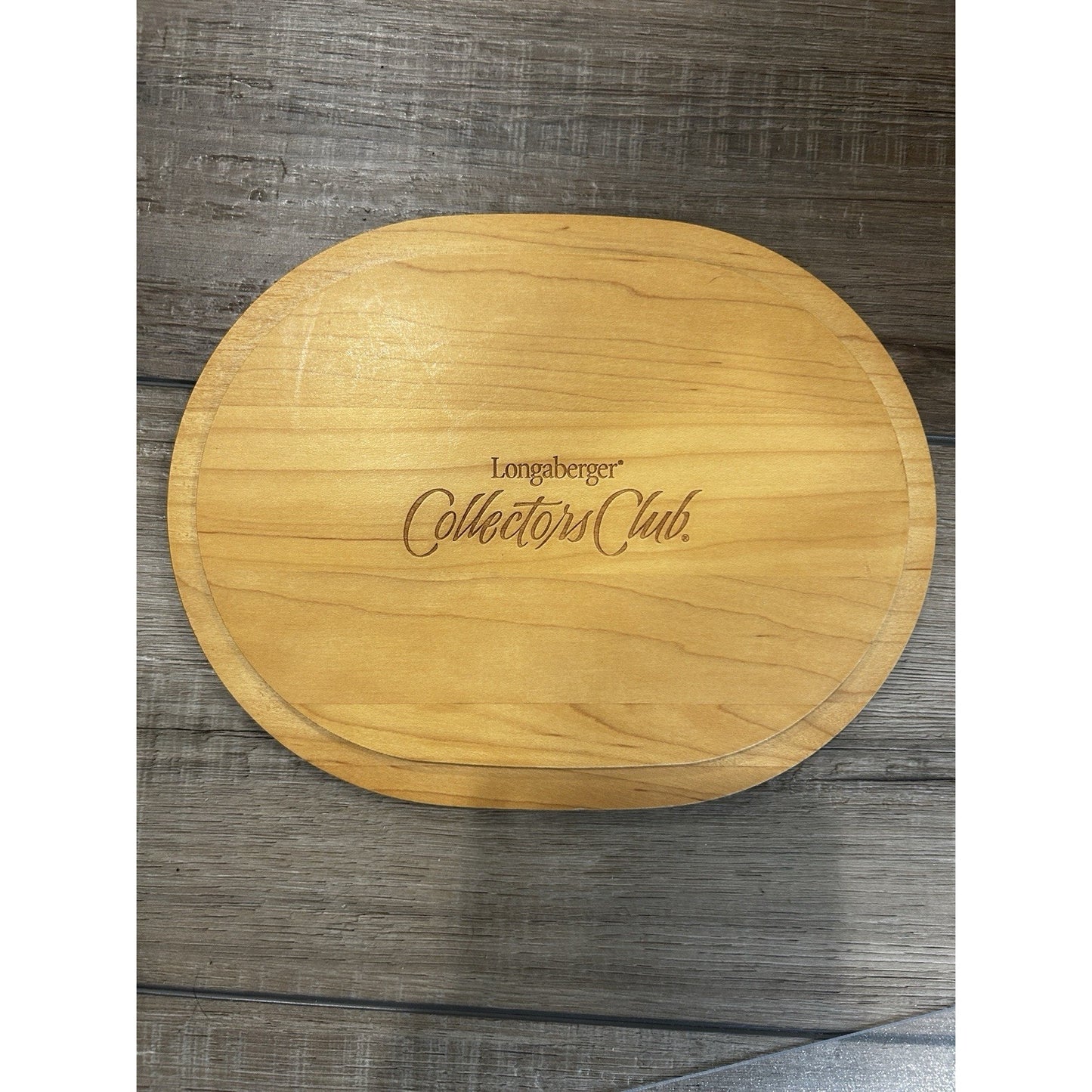 Longaberger Shaker Harmony #3 Basket WoodCrafts Lid 2001 Collector's Club