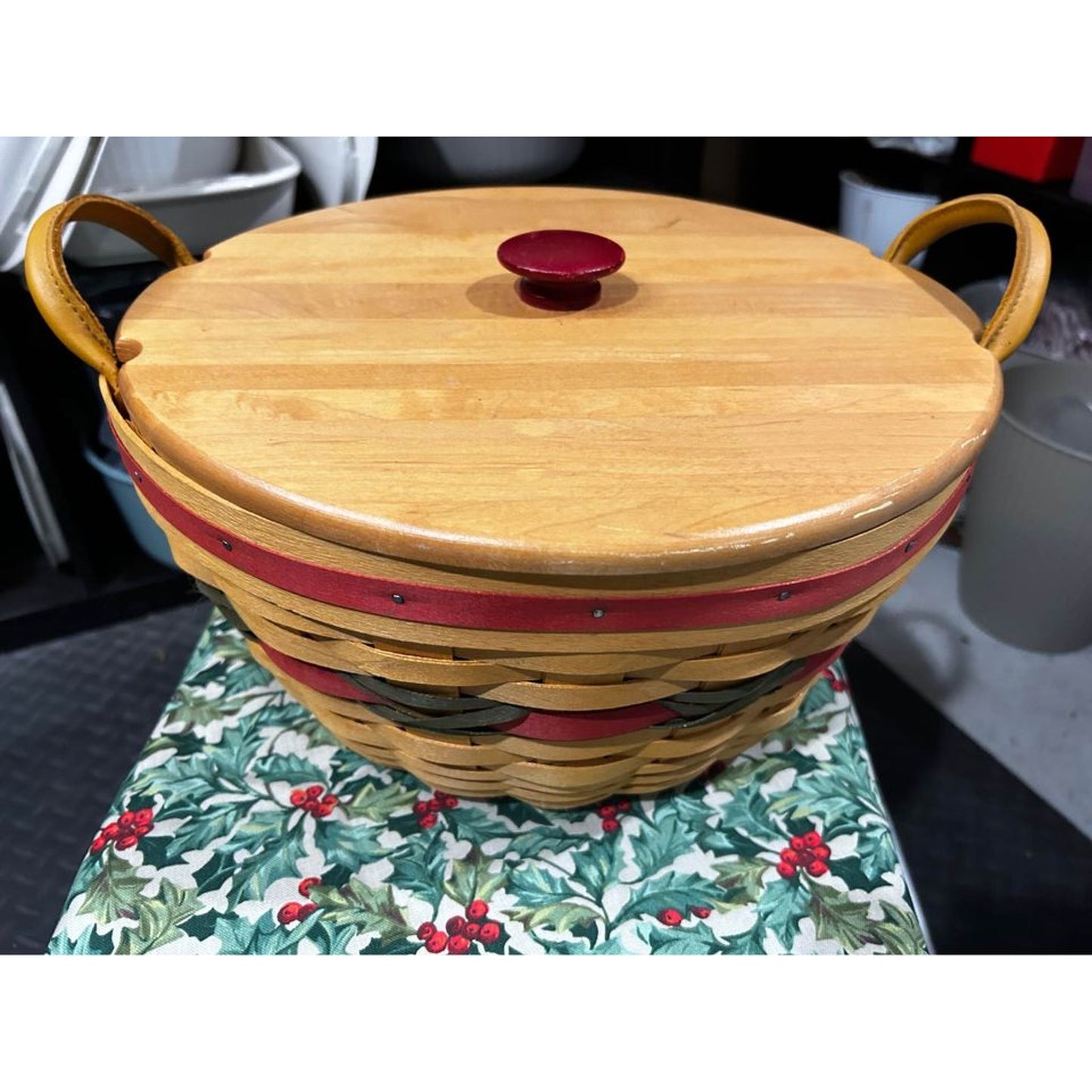 Longaberger Pinecone Basket Christmas Holiday Hostess