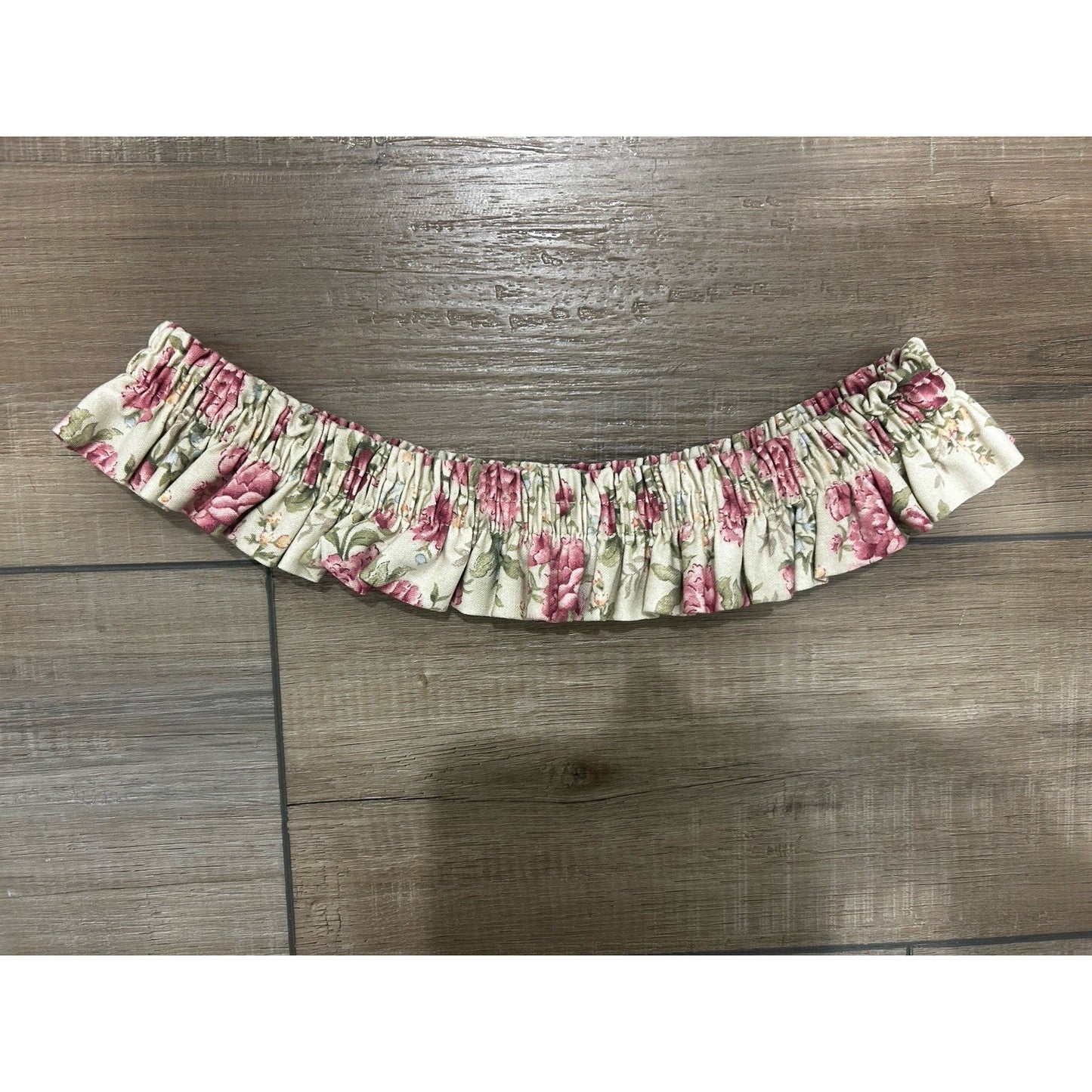 Longaberger Peony Large Basket Garter floral fabric Hard to Find
