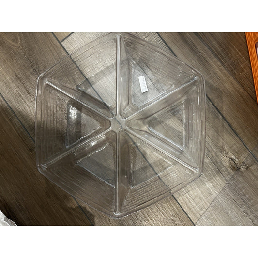 Longaberger 14” Generations Basket Protector Plastic Liner 6 Way Divided