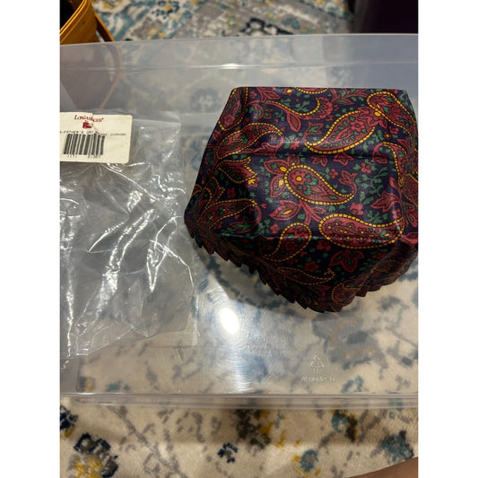 Longaberger Spare Change Basket Liner Father’s Day Paisley fits SMALL BERRY New