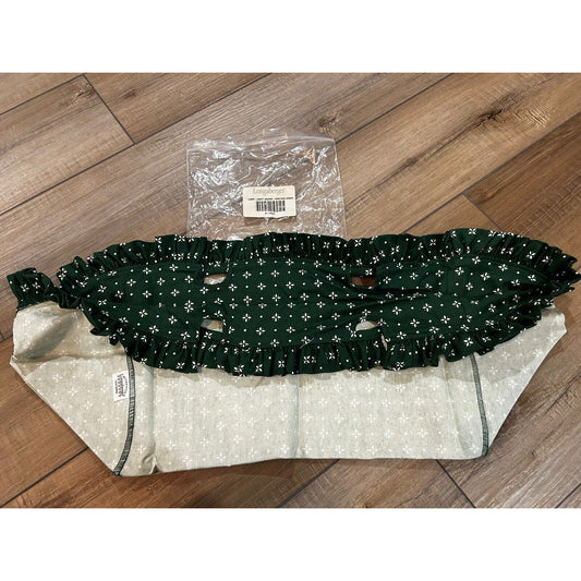 Longaberger Craft Keeper Basket Liner HERITAGE GREEN fabric - NEW craftkeeper