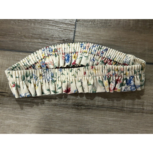 Longaberger Basket Spring Floral Small Fabric Garter