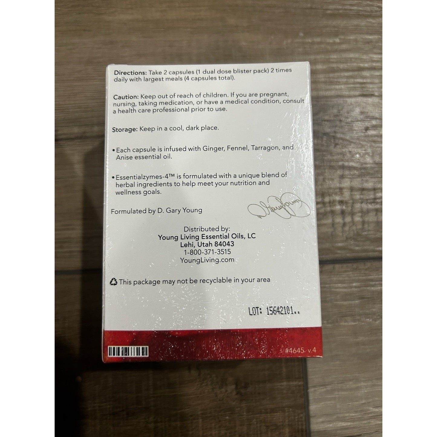 Young Living Essentialzymes 4 - NEW SEALED