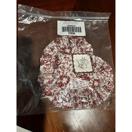 Longaberger Sweetheart Little Love Basket  Letters of Love Pillow Valentines