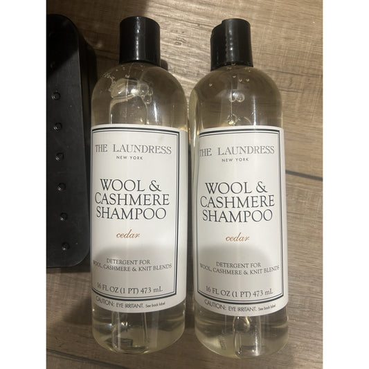 2 The Laundress Wool & Cashmere Shampoo Double Concentrated Cedar Scent Sealed