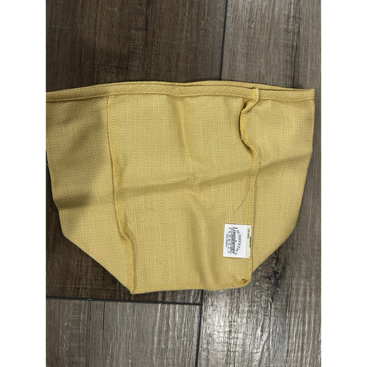 Longaberger Tall Tissue Basket OTE Liner Butternut Yellow NEW GENUINE