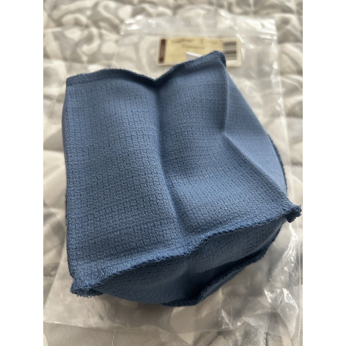 Longaberger Blue Tarragon Spice or Square Coaster Tote Basket Liner Cornflower