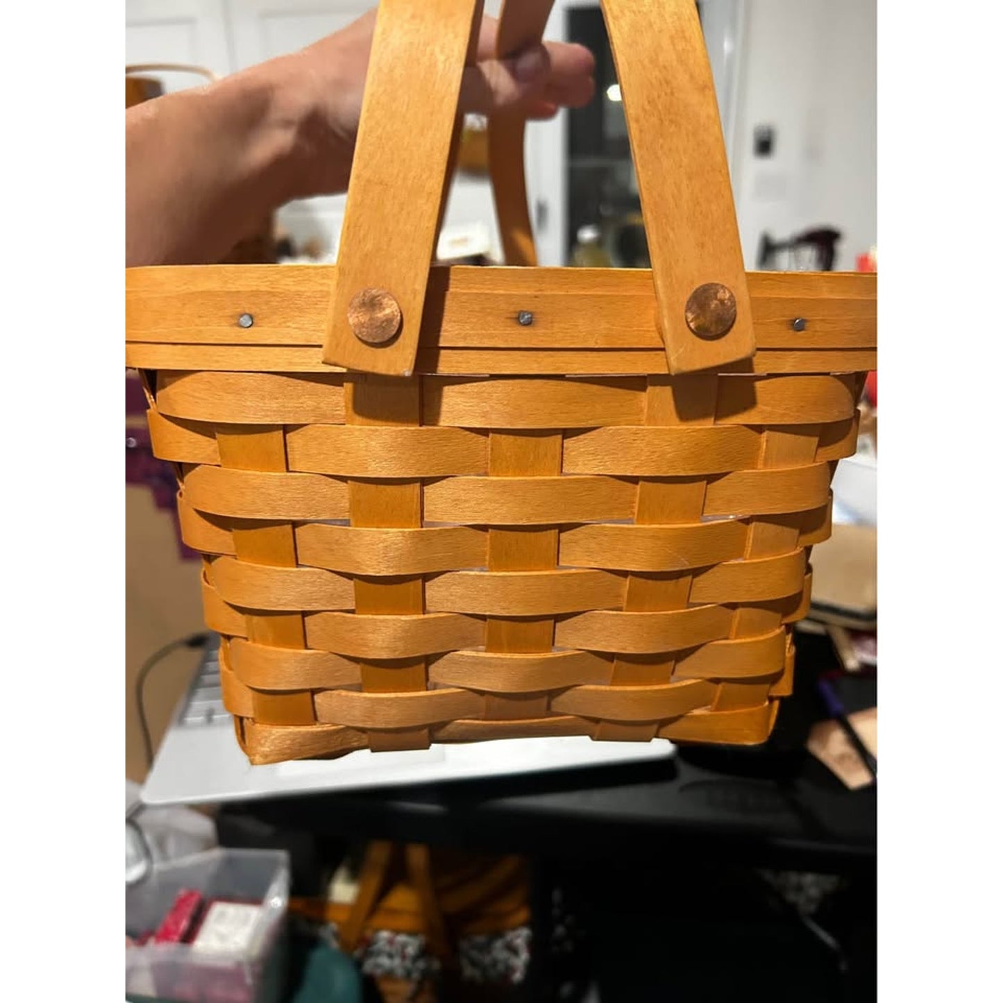 Longaberger Sewing Notions BasketCombo 2 Protectors stacking / divided