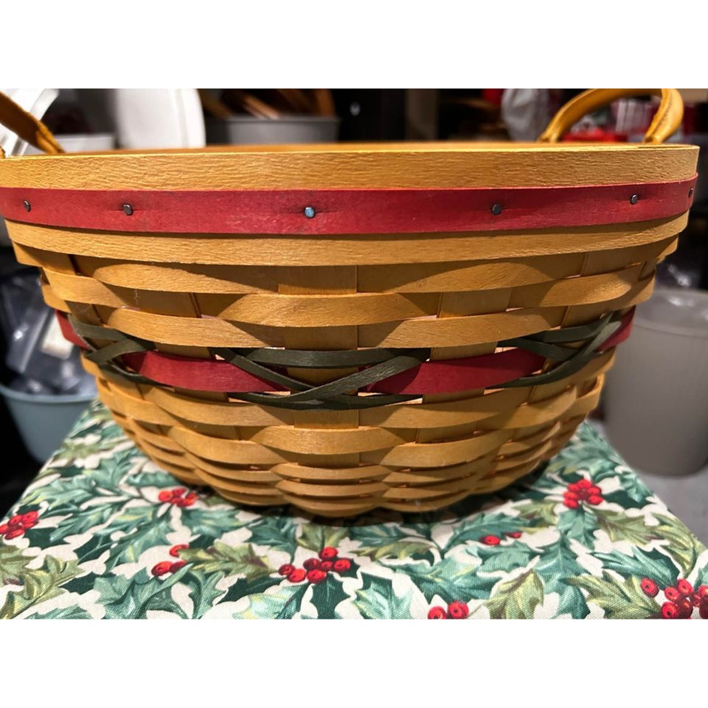 Longaberger Pinecone Basket Christmas Holiday Hostess