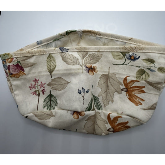 Longaberger Botanical Fields Liner for Small Corner Basket Counter Top 2 level