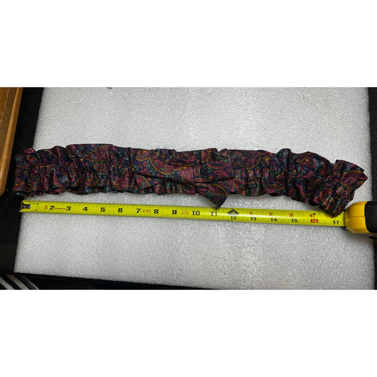 Longaberger Large Basket Garter with Bow FATHERS DAY PAISLEY