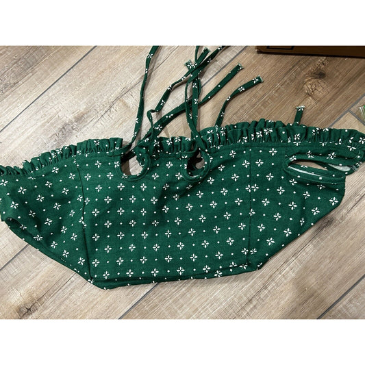 Longaberger SMALL PICNIC Basket Liner - HERITAGE GREEN