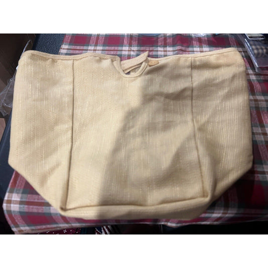 Longaberger 9” Measuring Basket Liner Butternut Yellow Fabric Maize
