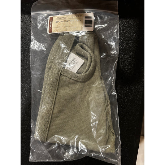 Longaberger  ROUND SERVING TRAY Basket Liner SAGE GREEN Fabric NEW