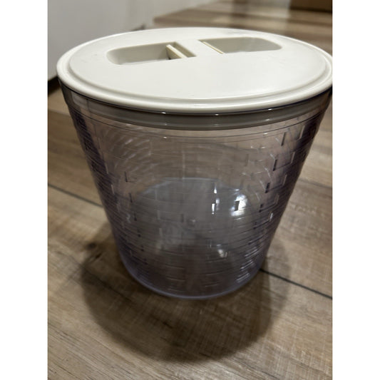Longaberger XL Canister Basket Hard Protector With sealing Lid