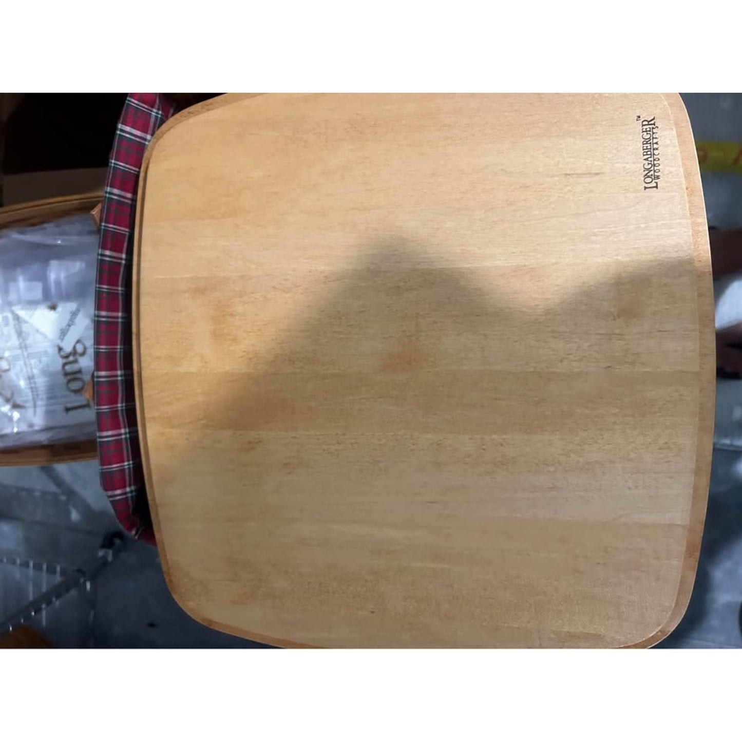 Longaberger Hostess Homecoming Christmas basket combo & engraved lid